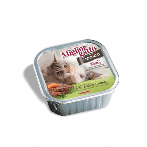 Πατέ Migliorgatto Professional Κοτόπουλο-Αρνί 100gr