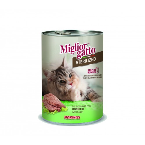 Πατέ Migliorgatto Sterilized Κουνέλι 400gr