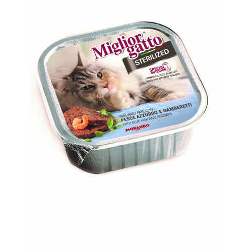 Πατέ Migliorgatto Professional Ψάρι-Γαρίδες 100gr
