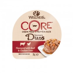 Wellness Core Savory Duos Pate Βοδινό & Συκώτι Κοτόπουλου 79gr Wellness Core Savory Duos Pate Βοδινό & Συκώτι Κοτόπουλου 79gr