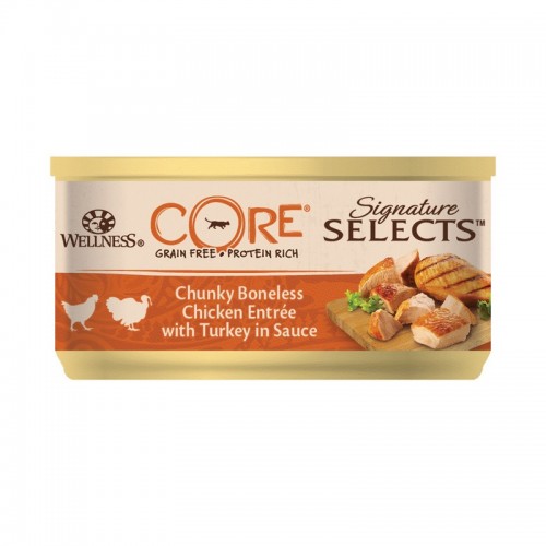 Wellness Core Signature Select Chunky Κοτόπουλο & Γαλοπούλα σε Σάλτσα 79gr Wellness Core Signature Select Chunky Κοτόπουλο & Γαλοπούλα σε Σάλτσα 79gr