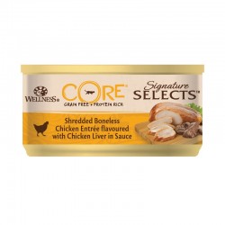 Wellness Core Signature Select Κοτόπουλο & Συκώτι Κοτόπουλου σε Σάλτσα 79gr