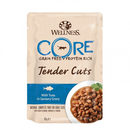 Wellness Core Tender Cuts Τόνος 85gr Wellness Core Tender Cuts Τόνος 85gr
