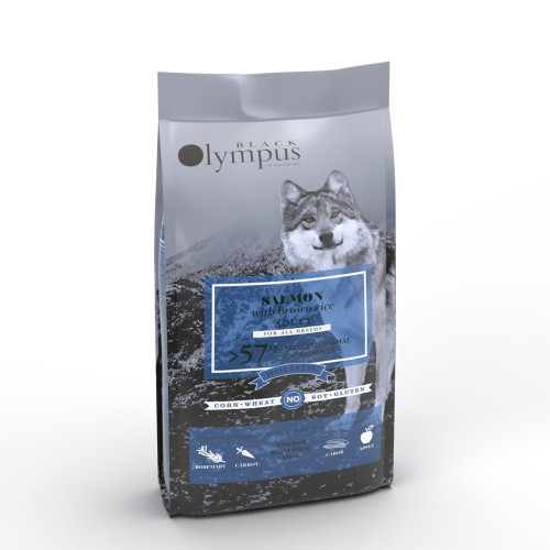 Black Olympus Low Grain Medium Adult Salmon-Brown Rice 12kg