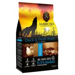 Ambrosia Grain-Free Adult Fresh Trout-Duck 12kg