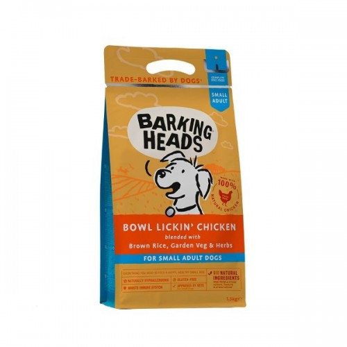Barking Heads Bowl Lickin Chicken - Small Breed 1.5kg Barking Heads Bowl Lickin Chicken - Small Breed 1.5kg