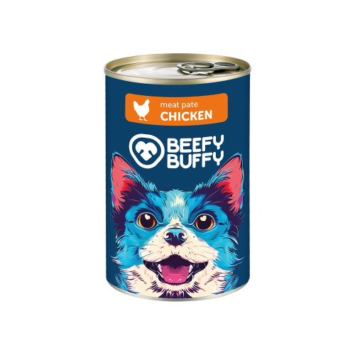 BEEFY BUFFY DOG κοτόπουλο Πατε 415γρ BEEFY BUFFY DOG κοτόπουλο Πατε 415γρ