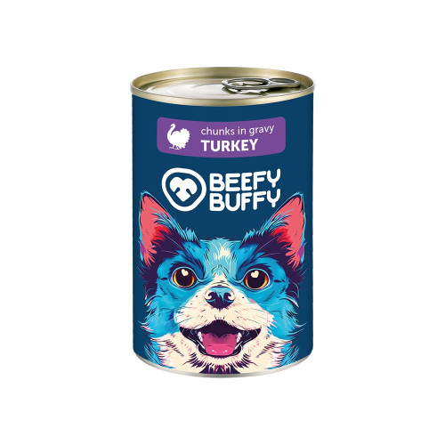 BEEFY BUFFY DOG σε σάλτσα Γαλοπούλα 415gr BEEFY BUFFY DOG σε σάλτσα Γαλοπούλα 415gr
