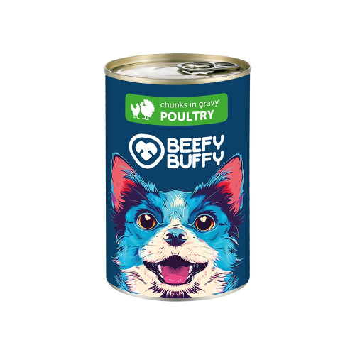 BEEFY BUFFY DOG σε σάλτσα ΠΟΥΛΕΡΙΚΑ 1240γρ BEEFY BUFFY DOG σε σάλτσα ΠΟΥΛΕΡΙΚΑ 1240γρ