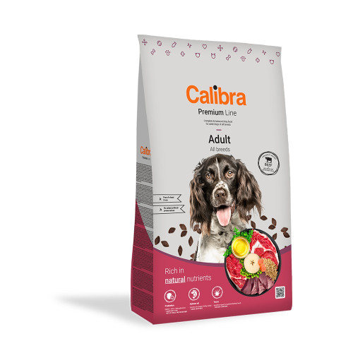 Calibra DOG PREMIUM Adult Βοδινό 12kg