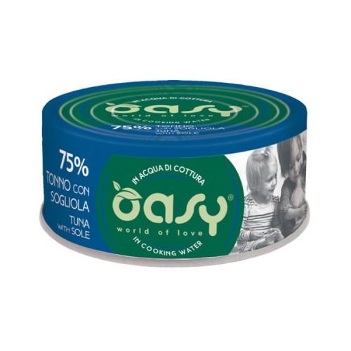 Κονσέρβα Oasy More Love Τόνος-Γλώσσα 70gr