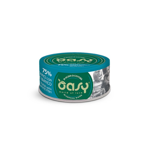 Κονσέρβα Oasy Tόνος-Λευκό Ψάρι 70gr