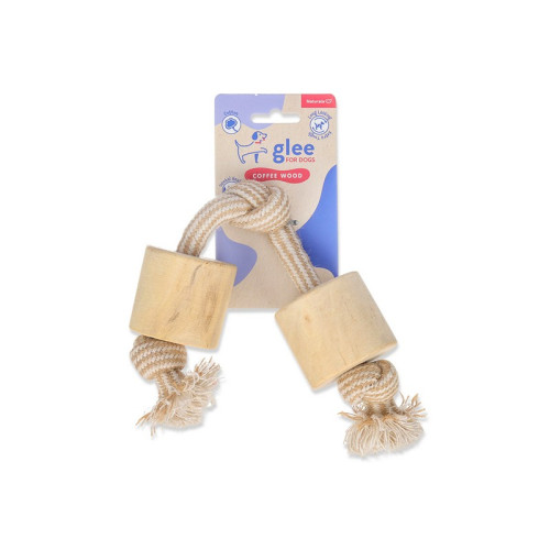 GLEE ΠΑΙΧΝΙΔΙ ΣΚΥΛΟΥ COFFEE WOOD TOY 35cm