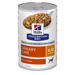 Hill's Prescription Diet c/d Multicare Urinary Care Τροφή Για Σκύλους Με Κοτόπουλο 370gr