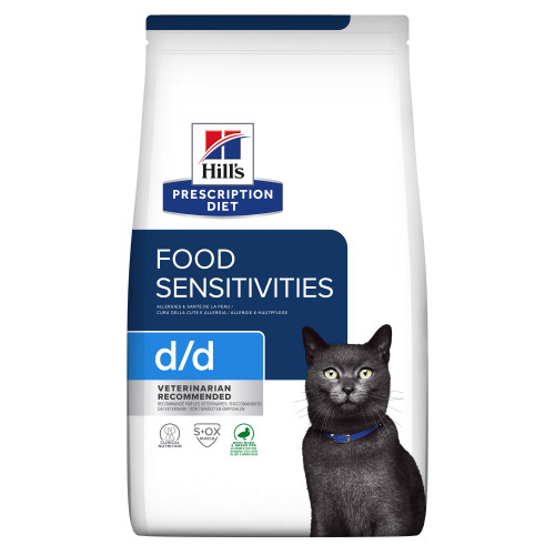 Hill's Prescription Diet d/d Food Sensitivities Τροφή Για Γάτες Με Πάπια-Αρακά 1.5kg Hill's Prescription Diet d/d Food Sensitivities Τροφή Για Γάτες Με Πάπια-Αρακά 1.5kg