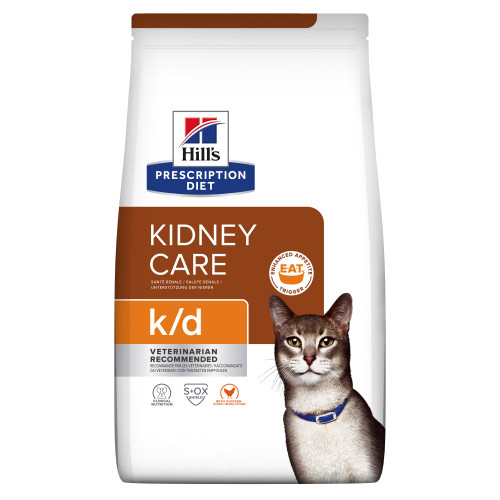 Hill's Prescription Diet k/d Kidney Care Τροφή Για Γάτες Με Κοτόπουλο 1.5kg Hill's Prescription Diet k/d Kidney Care Τροφή Για Γάτες Με Κοτόπουλο 1.5kg