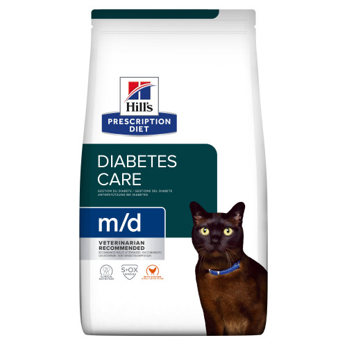 Hill's Prescription Diet m/d Diabetes/Weight Management Τροφή Για Γάτες Με Κοτόπουλο 1.5kg Hill's Prescription Diet m/d Diabetes/Weight Management Τροφή Για Γάτες Με Κοτόπουλο 1.5kg