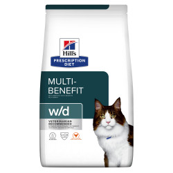 Hill's Prescription Diet w/d Digestive/Weight Management Τροφή Για Γάτες Με Κοτόπουλο 1.5kg