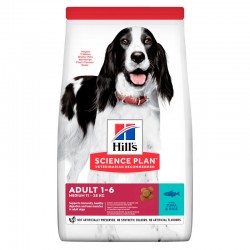 Hill's Science Plan Adult Τροφή Για Σκύλους Με Τόνο-Ρύζι 12kg