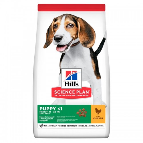 Hill's Science Plan Puppy Medium Τροφή Για Κουτάβια Με Κοτόπουλο 14kg