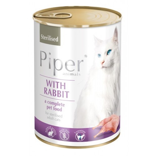 Κονσέρβα Piper Cat Sterilised Κουνέλι Κονσέρβα Piper Cat Sterilised Κουνέλι