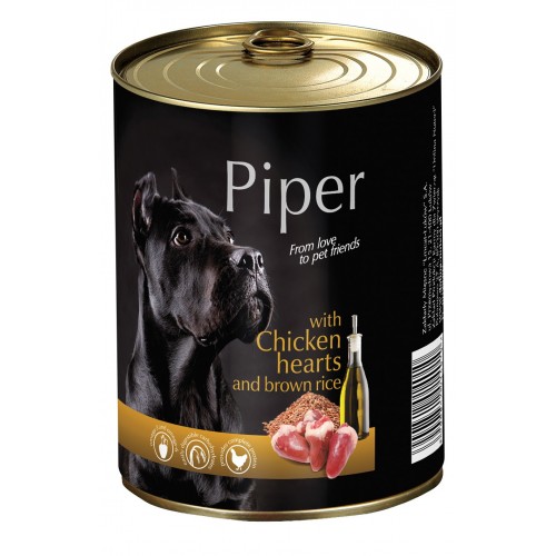 Piper Adult Κοτόπουλο-Καστανό ρύζι 400gr