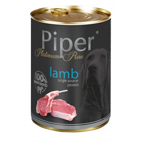 Piper Platinum Pure Adult Αρνί 400gr