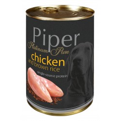 Piper Platinum Pure Adult Κοτόπουλο-Καστανό Ρύζι 400gr