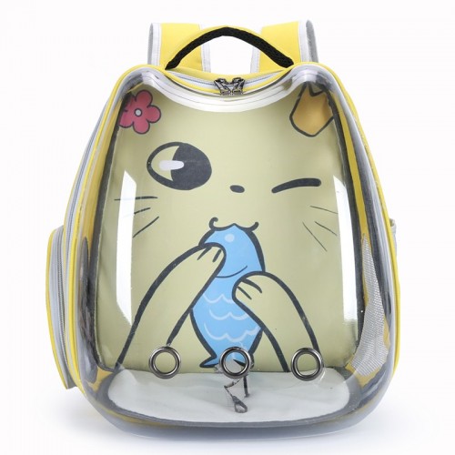 Τσάντα μεταφοράς Glee Yellow cat 32x25x40cm