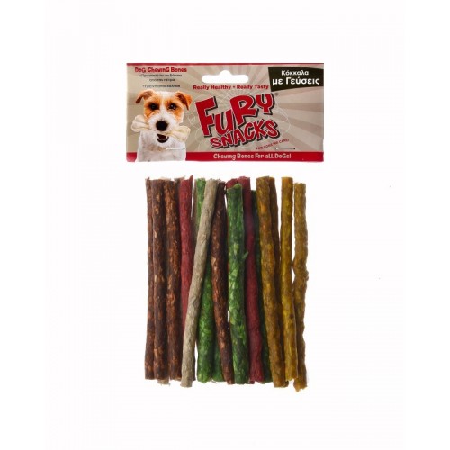 Fury Snacks Πολύχρωμα Munchy Sticks 20τμχ