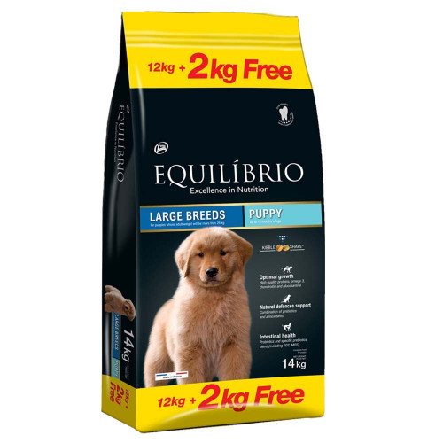 Equilibrio Puppy Medium Breeds 12kg + 2kg Δώρο Equilibrio Puppy Medium Breeds 12kg + 2kg Δώρο