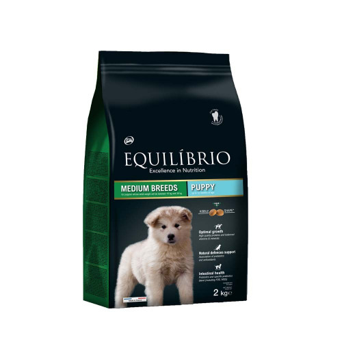 Equilibrio Puppy Medium Breeds 2kg Equilibrio Puppy Medium Breeds 2kg