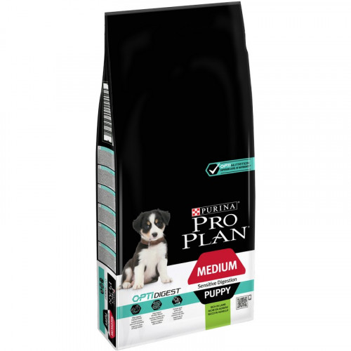 Pro Plan Puppy Medium Sensitive Digestion with Optidigest 12kg