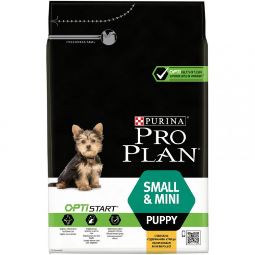 Pro Plan Puppy Small & Mini With Optistart 3kg Pro Plan Puppy Small & Mini With Optistart 3kg