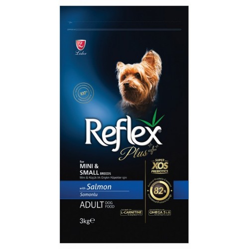 Reflex Plus Dog Food Adult Mini Breeds Salmon 3kg