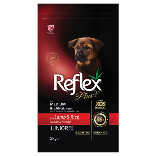 Reflex Plus Medium-Large Junior Αρνί 3kg