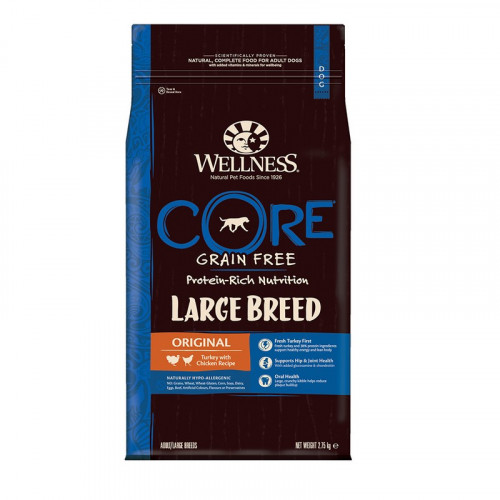 Wellness Core Adult Large Breed Original Turkey & Chicken 2.75kg