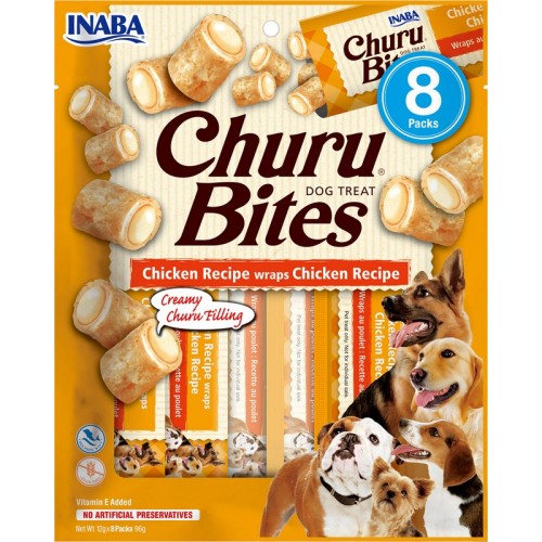 Λιχουδιά Inaba Churu Bites Chicken 8 τεμ