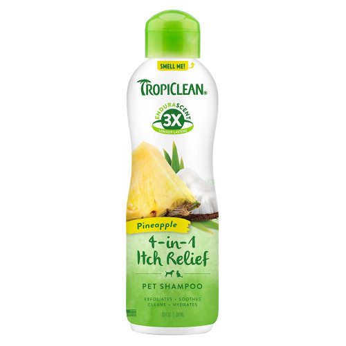 Tropiclean EnduraScent Shampoo Shed Control 4in1 pineapple
