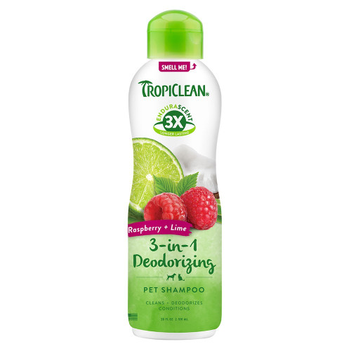 Tropiclean EnduraScent Shampoo Shed Control 4in1 rasberry-lime
