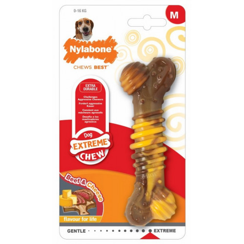 Παιχνίδι Σκύλου Nylabone Extreme Chew Beef M Παιχνίδι Σκύλου Nylabone Extreme Chew Beef M