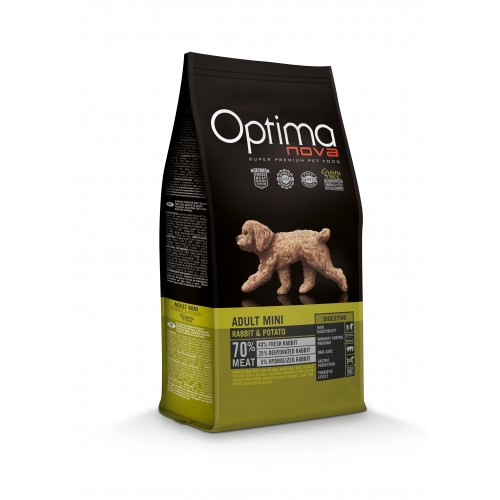 Optima Nova Adult Mini Digestive Rabbit-Potato 6kg