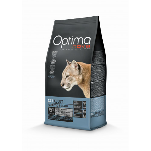 Optima Nova Cat Adult Rabbit-Potato 2kg