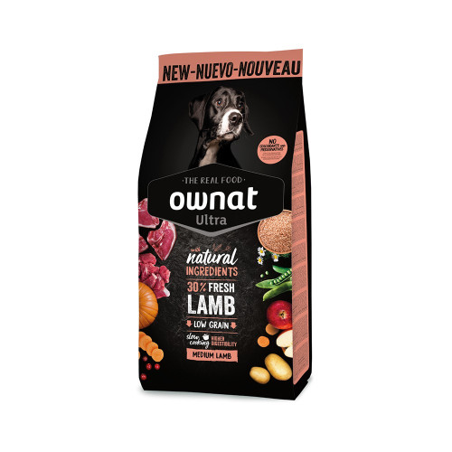 Ownat Ultra Medium Adult Αρνί και Ρύζι 12kg