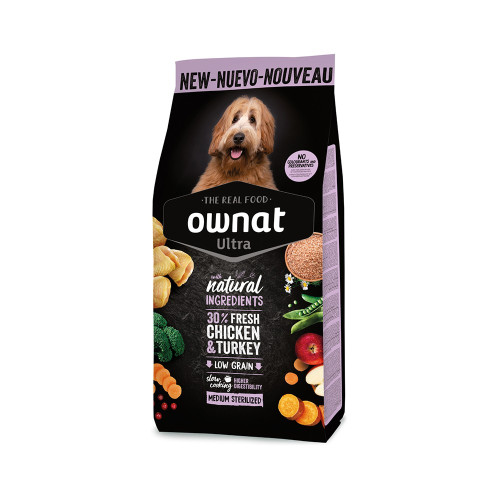 Ownat Ultra Medium Sterilized Κοτόπουλο–Γαλοπούλα 12kg Ownat Ultra Medium Sterilized Κοτόπουλο–Γαλοπούλα 12kg