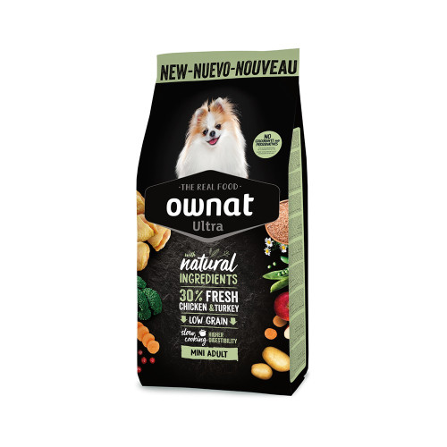Ownat Ultra Mini Adult Κοτόπουλο–Γαλοπούλα 3kg Ownat Ultra Mini Adult Κοτόπουλο–Γαλοπούλα 3kg