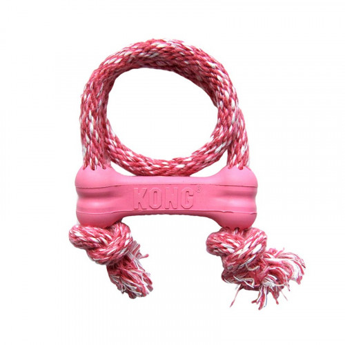 Kong Puppy Goodie Bone X-Small με σχοινί Kong Puppy Goodie Bone X-Small με σχοινί