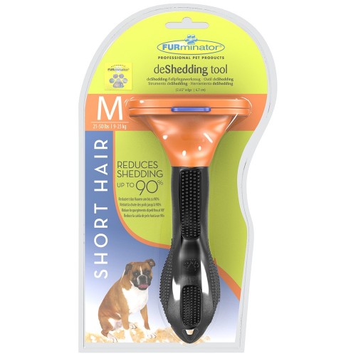 Βούρτσα Furminator Medium-Για κοντότριχους σκύλους