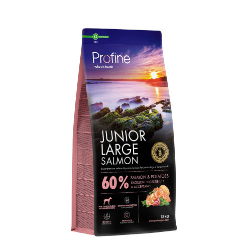 Profine Junior Large Breed Salmon-Potatoes 12kg