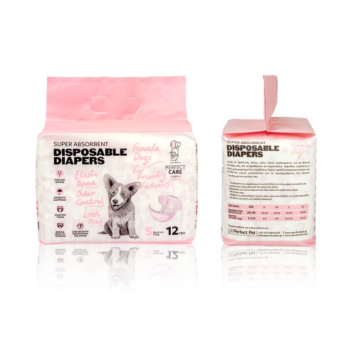 Πάνες PERFECT CARE FEMALE DIAPERS S 12 pcs